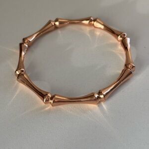 C Wonder Rose Gold Bamboo Bangle